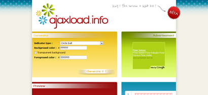 Ajax loading gif generator