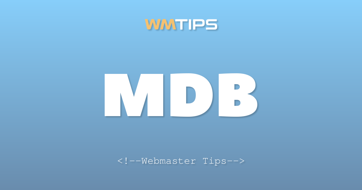 MDB Market Share, Usage Statistics & Top Sites (2026)