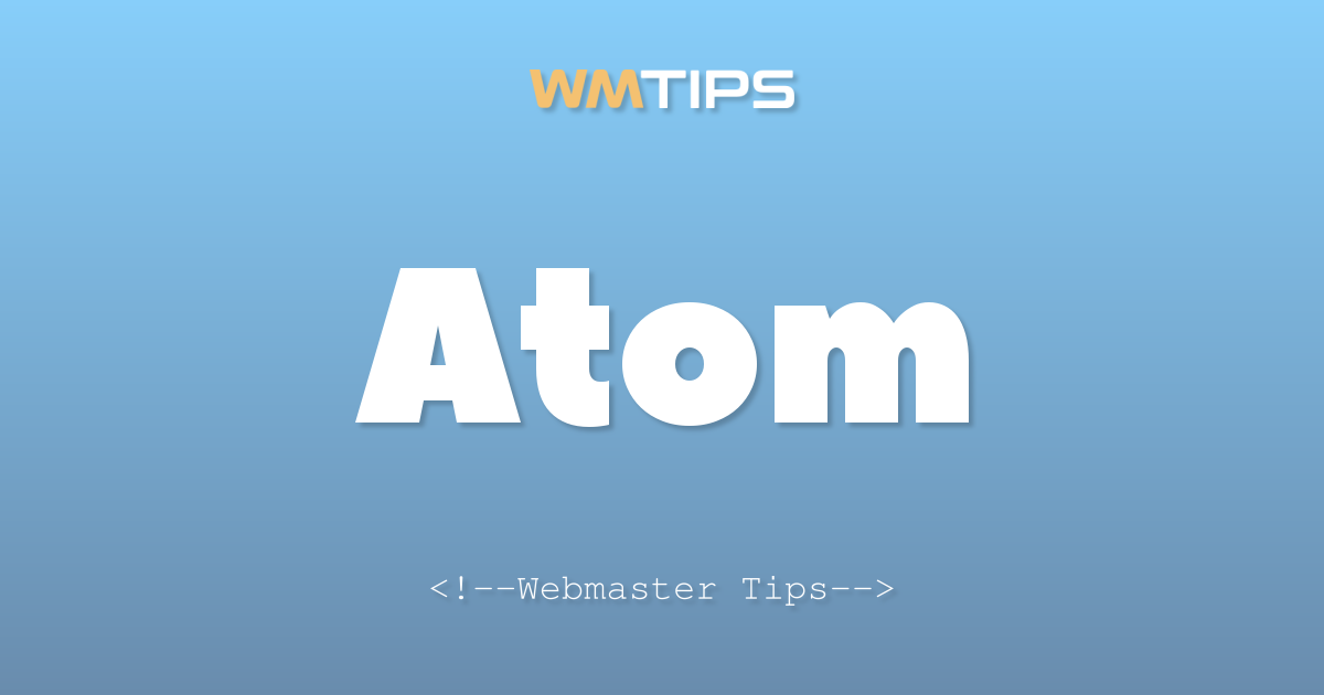 Atom Market Share, Usage Statistics & Top Sites (2026)