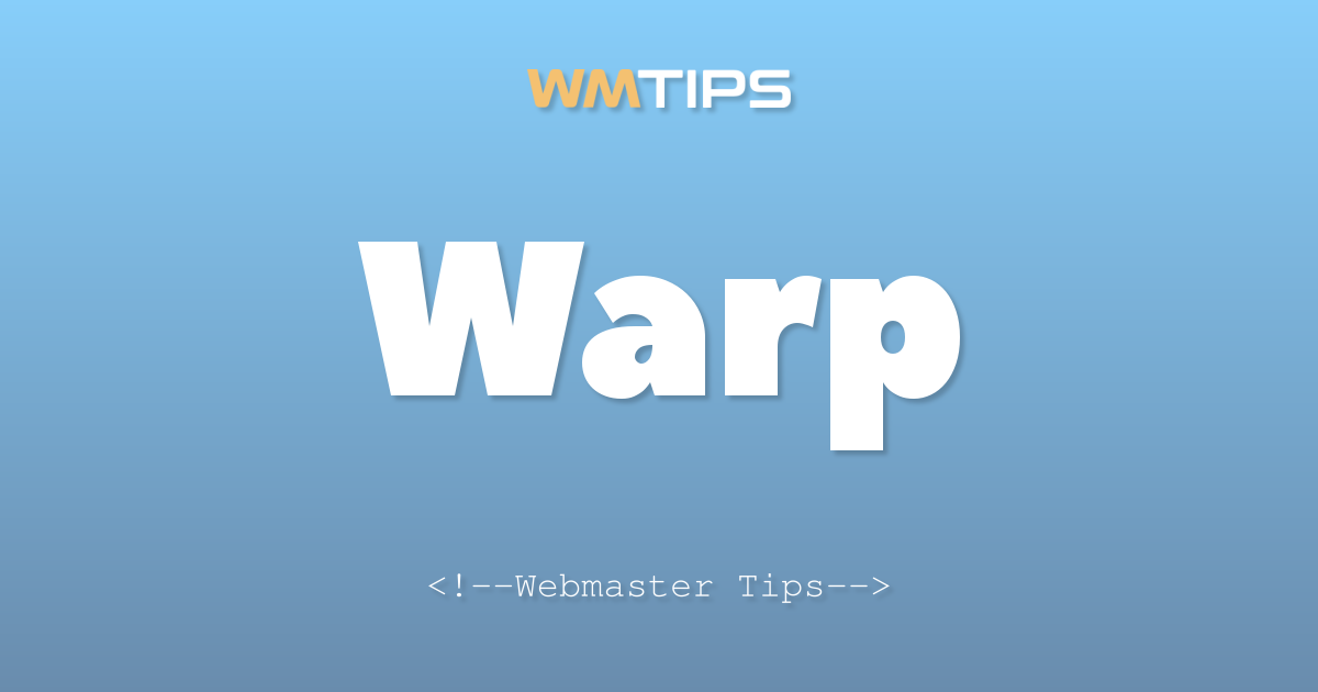 Warp Market Share, Usage Statistics & Top Sites (2026)