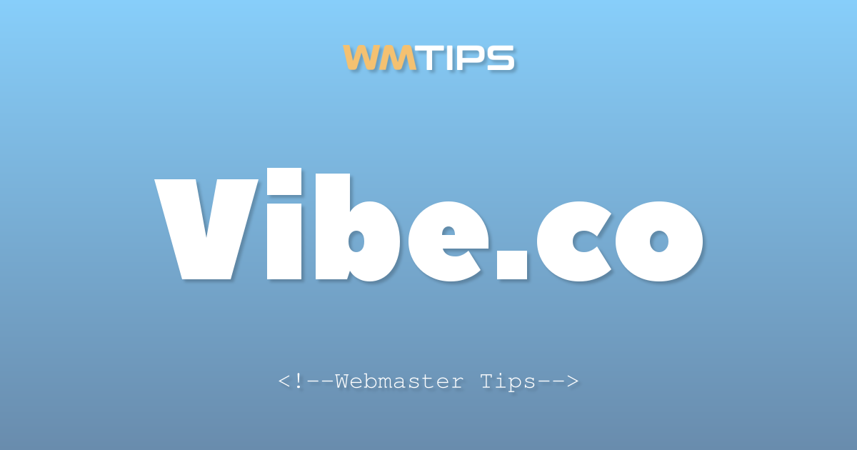 Vibe.co Market Share, Usage Statistics & Top Sites (2026)
