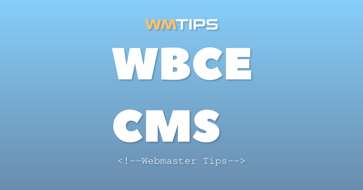 WBCE CMS Market Share, Usage Statistics & Top Sites (2026)