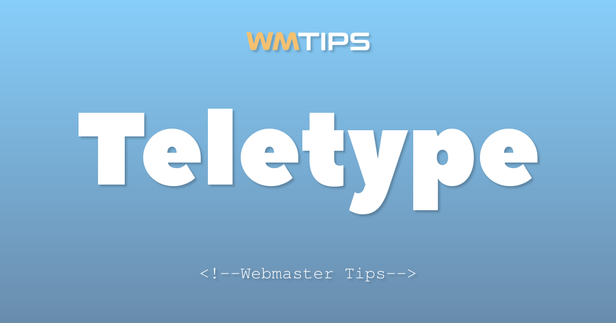 Teletype Market Share, Usage Statistics & Top Sites (2026)