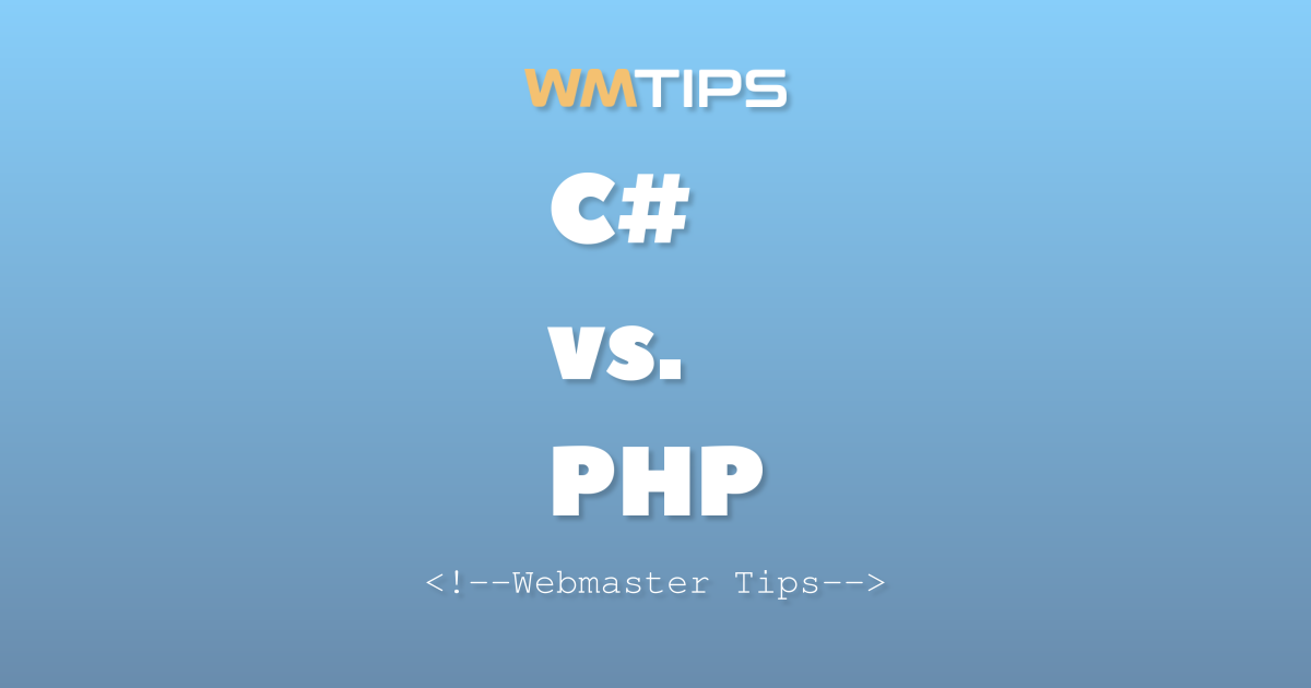 C# vs. PHP: 2026 Market Share & Usage Comparison