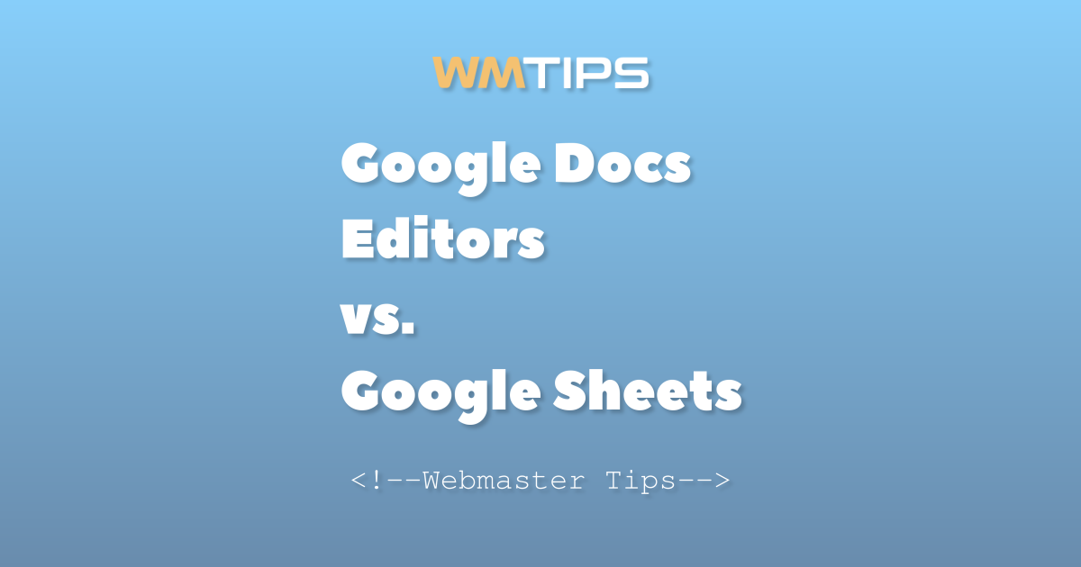 Google Docs Editors vs. Google Sheets: 2026 Market Share & Usage Comparison