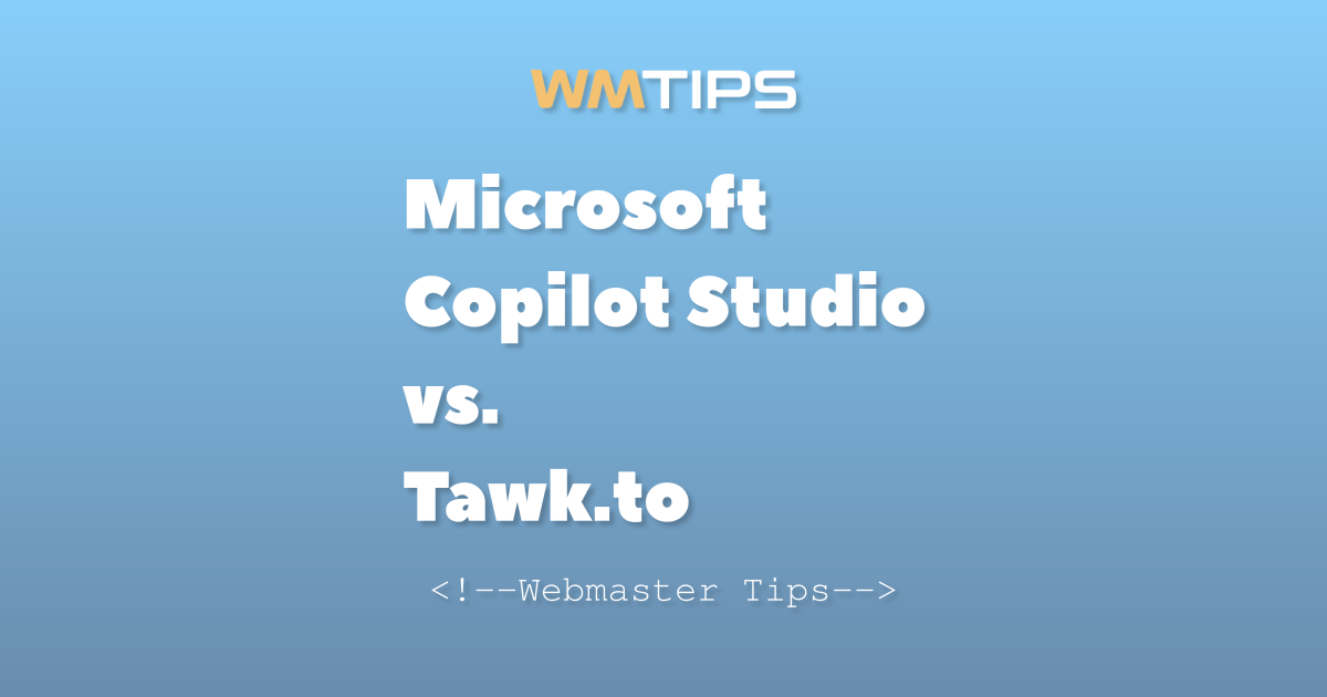 Microsoft Copilot Studio vs. Tawk.to: 2026 Market Share & Usage Comparison