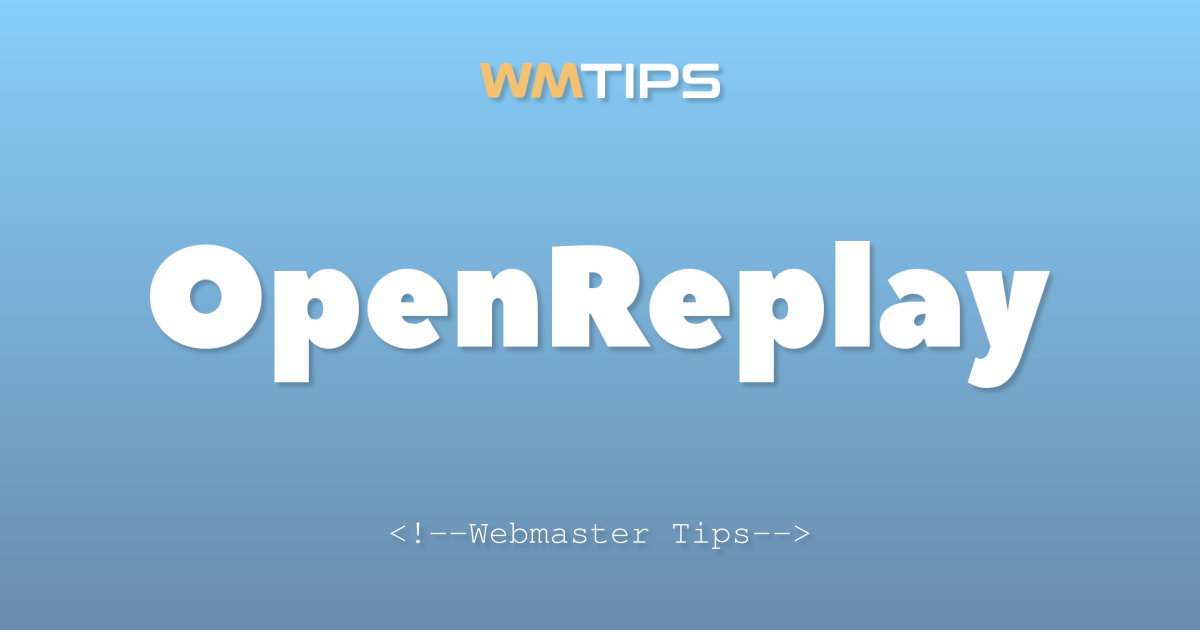 OpenReplay Market Share, Usage Statistics & Top Sites (2026)