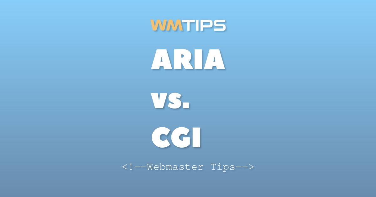 ARIA vs. CGI: 2026 Market Share & Usage Comparison