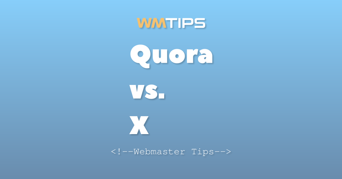 Quora vs. X: 2026 Market Share & Usage Comparison