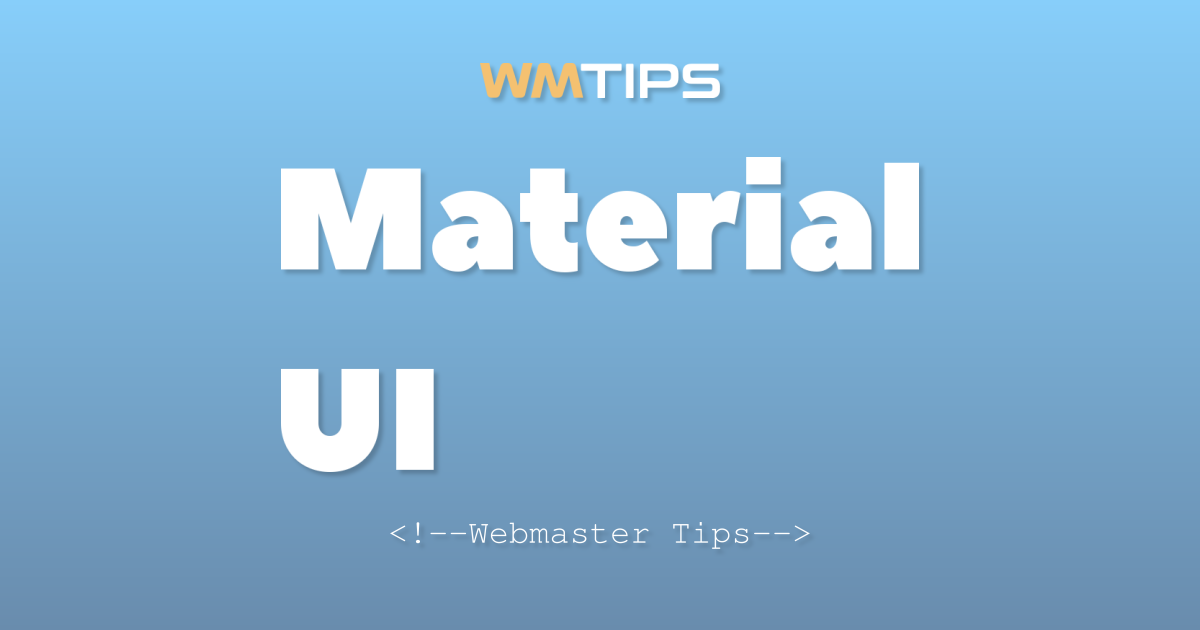 Material UI Market Share, Usage Statistics & Top Sites (2026)