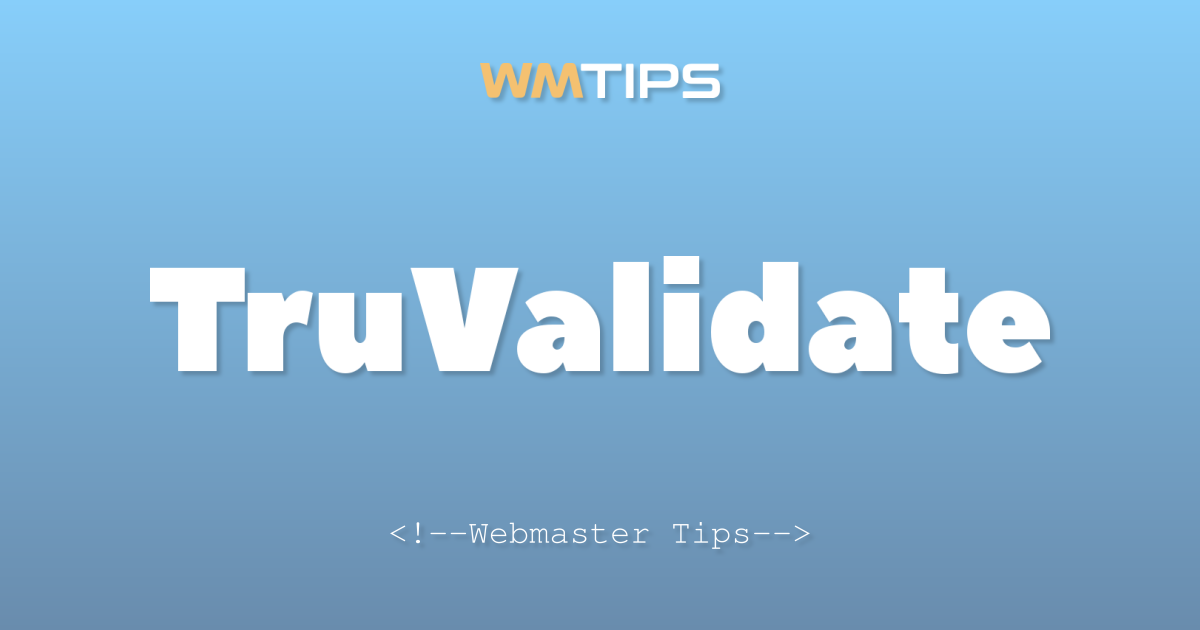 TruValidate Market Share, Usage Statistics & Top Sites (2026)