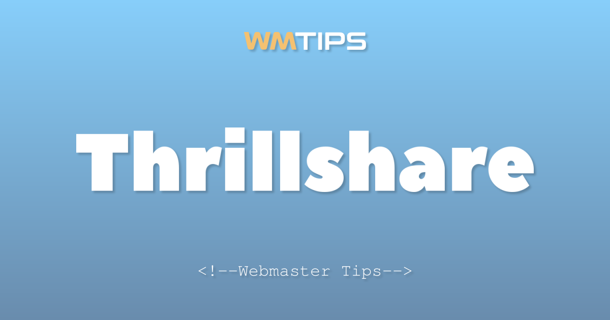 Thrillshare Market Share, Usage Statistics & Top Sites (2026)