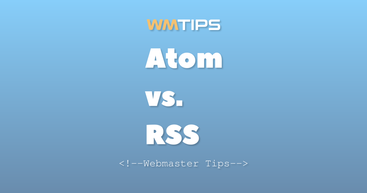 Atom vs. RSS: 2026 Market Share & Usage Comparison