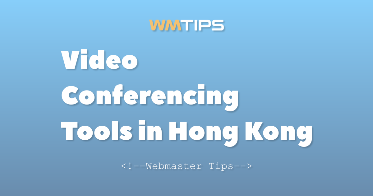 Top 5 Video Conferencing Tools in Hong Kong by Market Share (2026)
