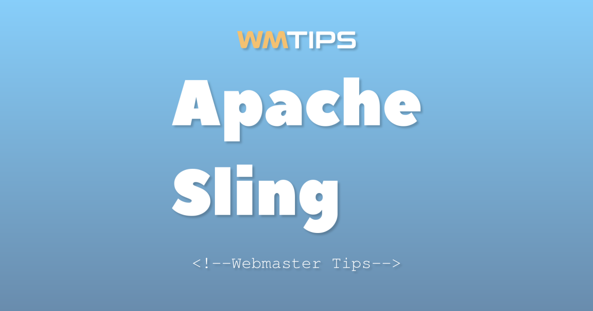 Apache Sling Market Share, Usage Statistics & Top Sites (2026)