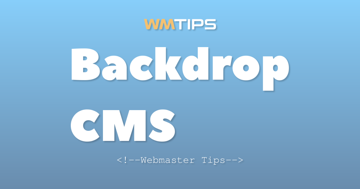 Backdrop CMS Market Share, Usage Statistics & Top Sites (2026)