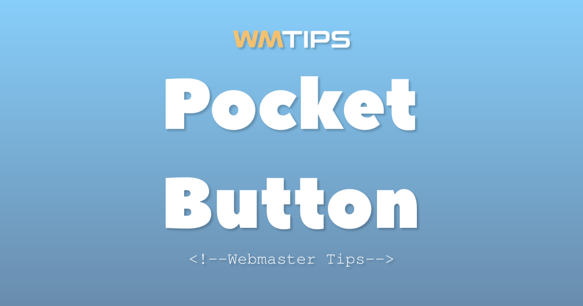 Pocket Button Market Share, Usage Statistics & Top Sites (2026)