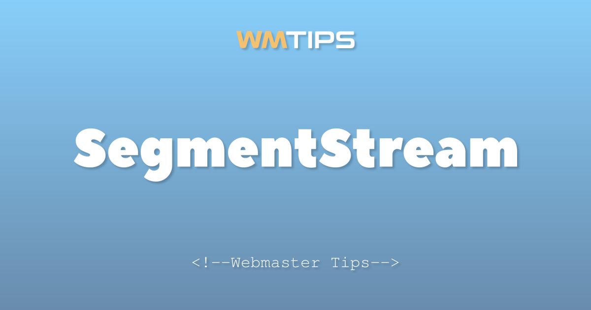 SegmentStream Market Share, Usage Statistics & Top Sites (2026)