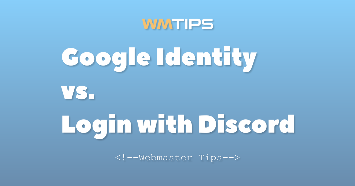 Google Identity vs. Login with Discord: 2026 Market Share & Usage ...