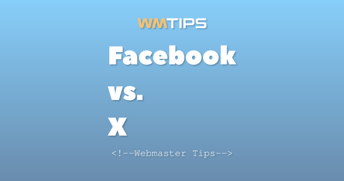 Facebook vs. X: 2026 Market Share & Usage Comparison