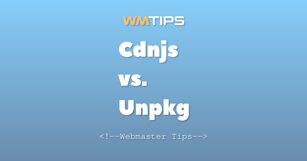 Cdnjs vs. Unpkg: 2026 Market Share & Usage Comparison
