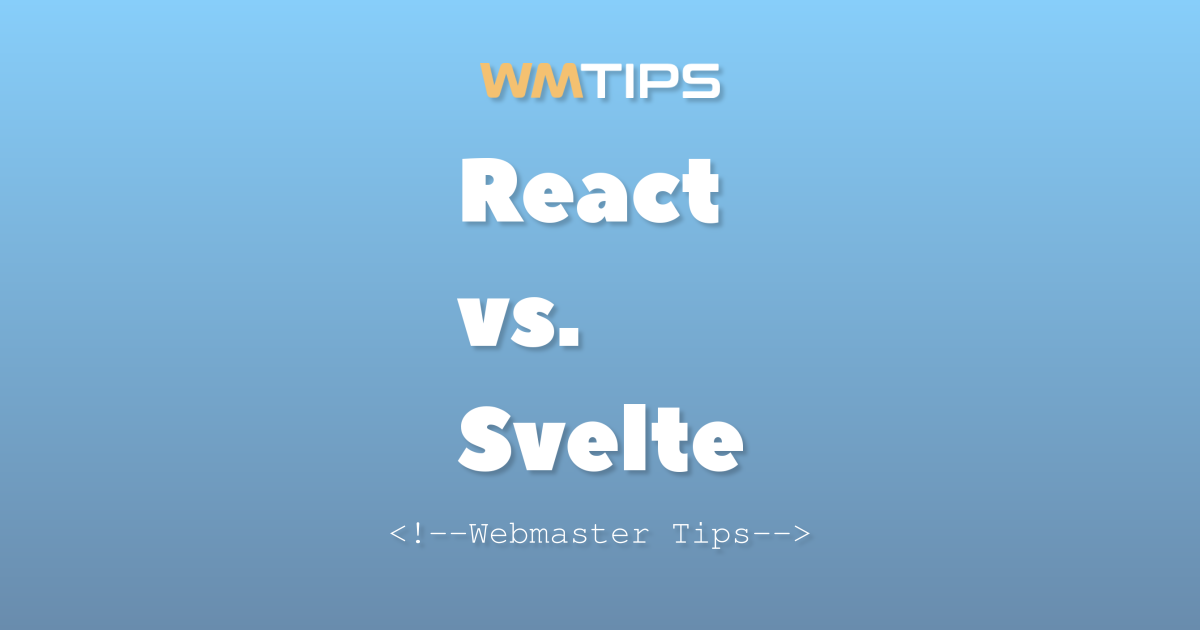 React vs. Svelte: 2026 Market Share & Usage Comparison