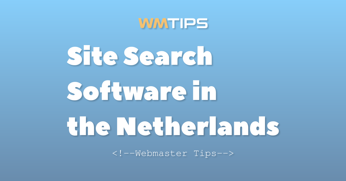 Top 25+ Site Search Software in the Netherlands by Market Share (2026)