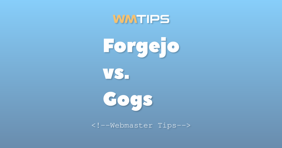 Forgejo vs. Gogs: 2026 Market Share & Usage Comparison
