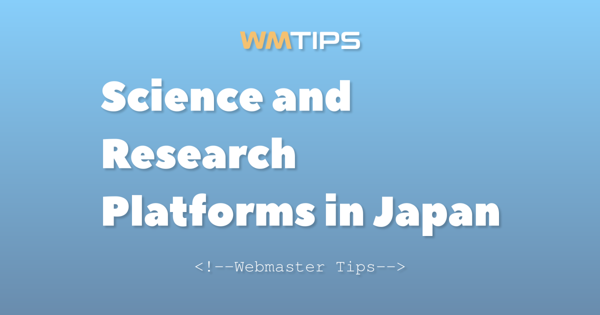 Top 8 Science and Research Platforms in Japan by Market Share (2026)