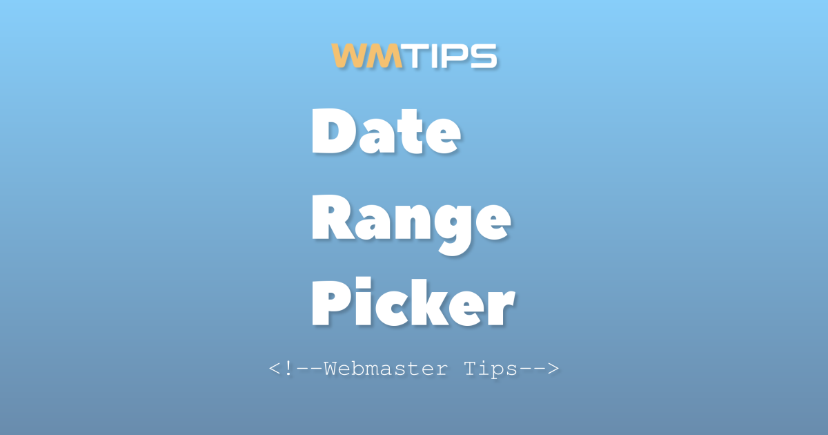 Date Range Picker Market Share, Usage Statistics & Top Sites (2026)