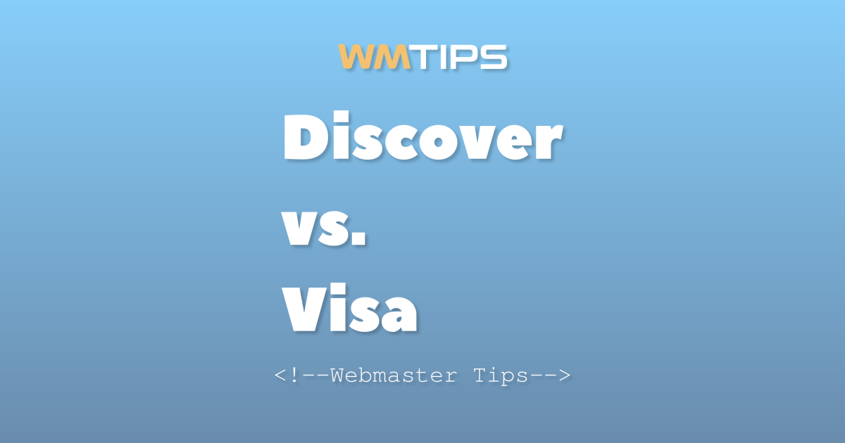 Discover vs. Visa: 2026 Market Share & Usage Comparison