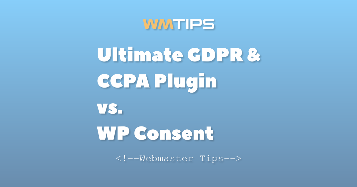 Ultimate GDPR & CCPA Plugin vs. WP Consent: 2026 Market Share & Usage ...