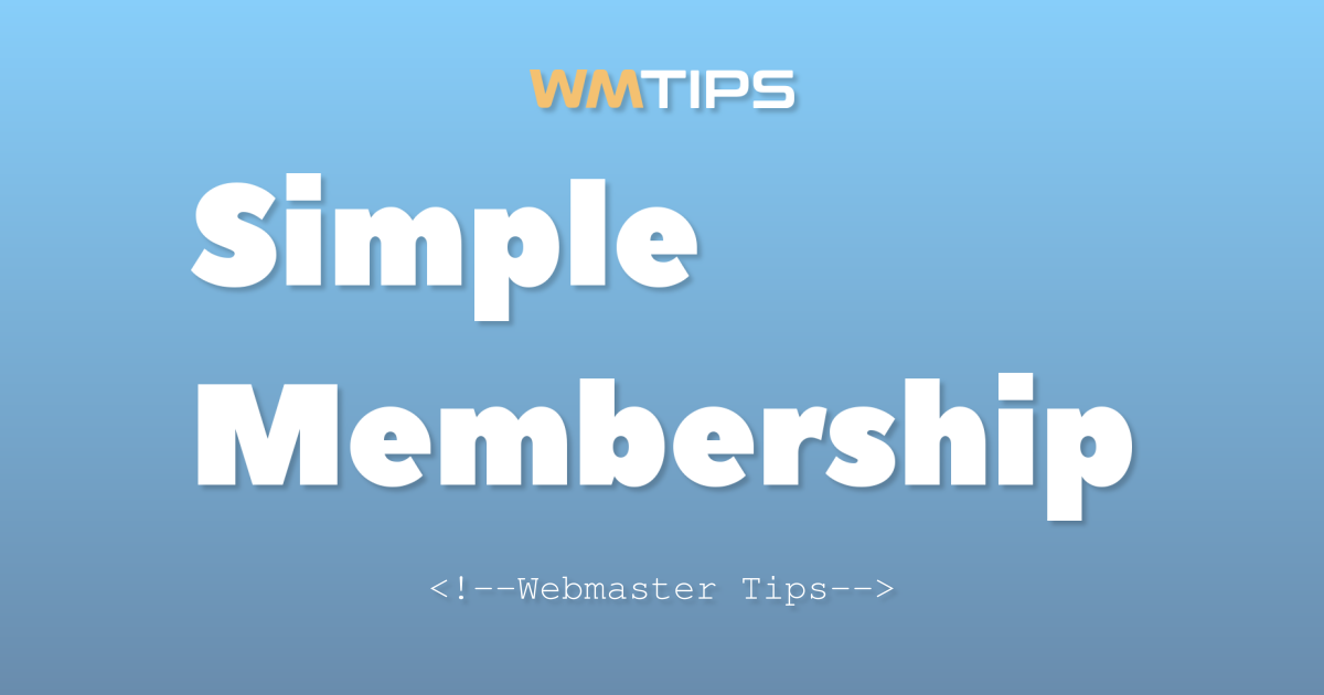Simple Membership Market Share, Usage Statistics & Top Sites (2026)