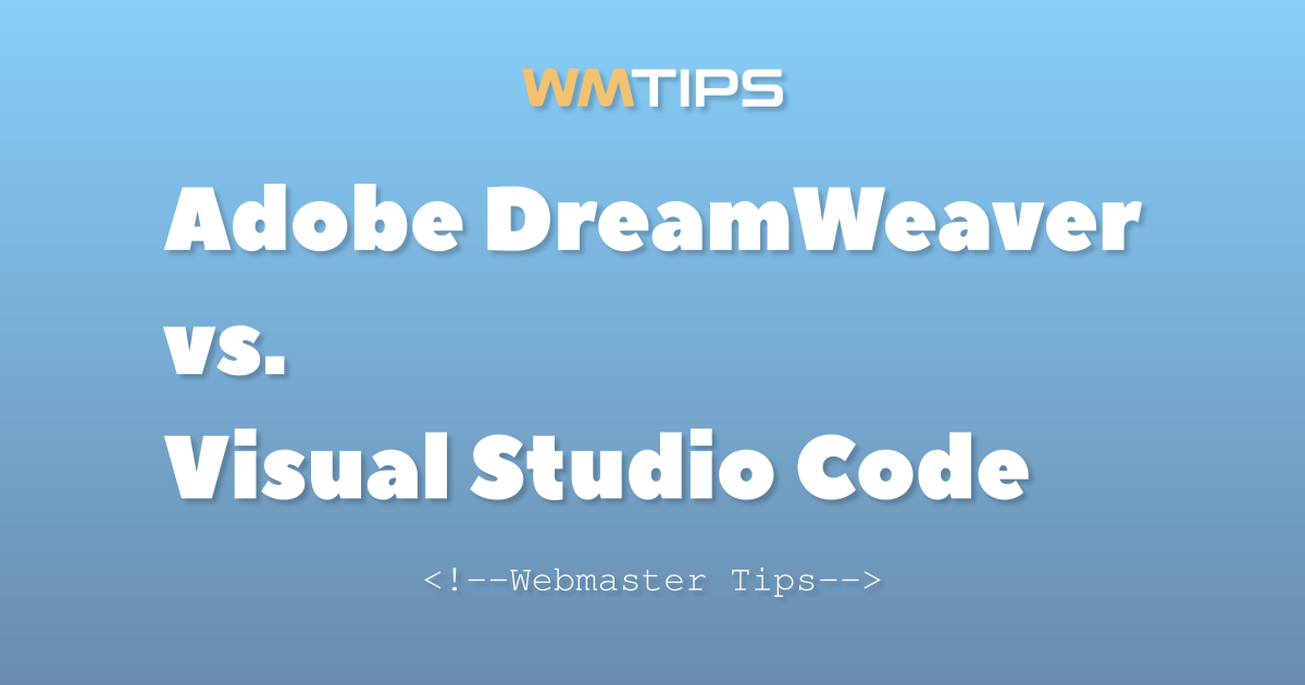 Adobe DreamWeaver vs. Visual Studio Code: 2026 Market Share & Usage ...
