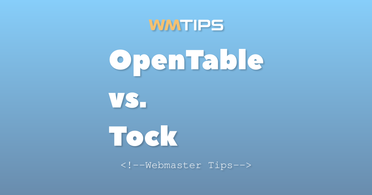 OpenTable vs. Tock: 2026 Market Share & Usage Comparison