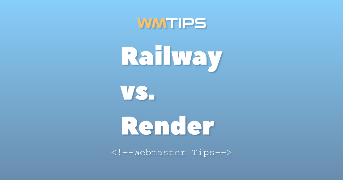 Railway vs. Render: 2026 Market Share & Usage Comparison