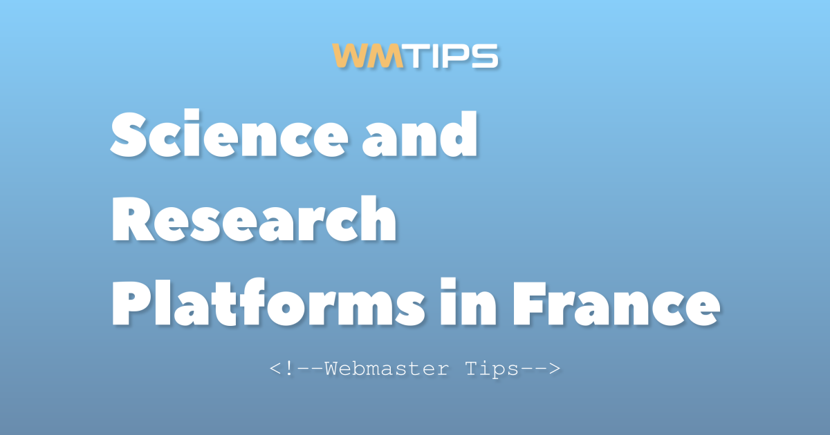 Top 8 Science and Research Platforms in France by Market Share (2026)