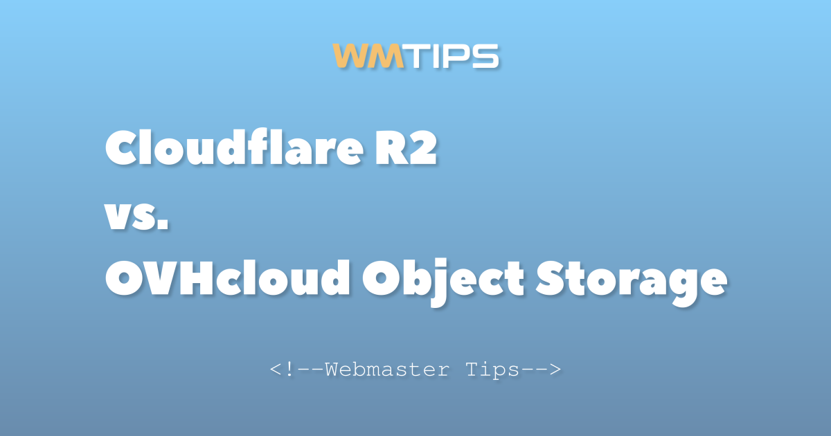Cloudflare R2 vs. OVHcloud Object Storage: 2026 Market Share & Usage ...