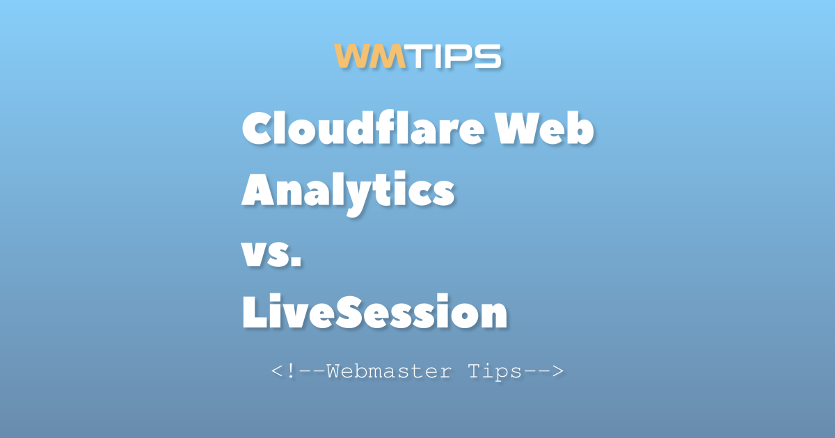 Cloudflare Web Analytics vs. LiveSession: 2026 Market Share & Usage ...