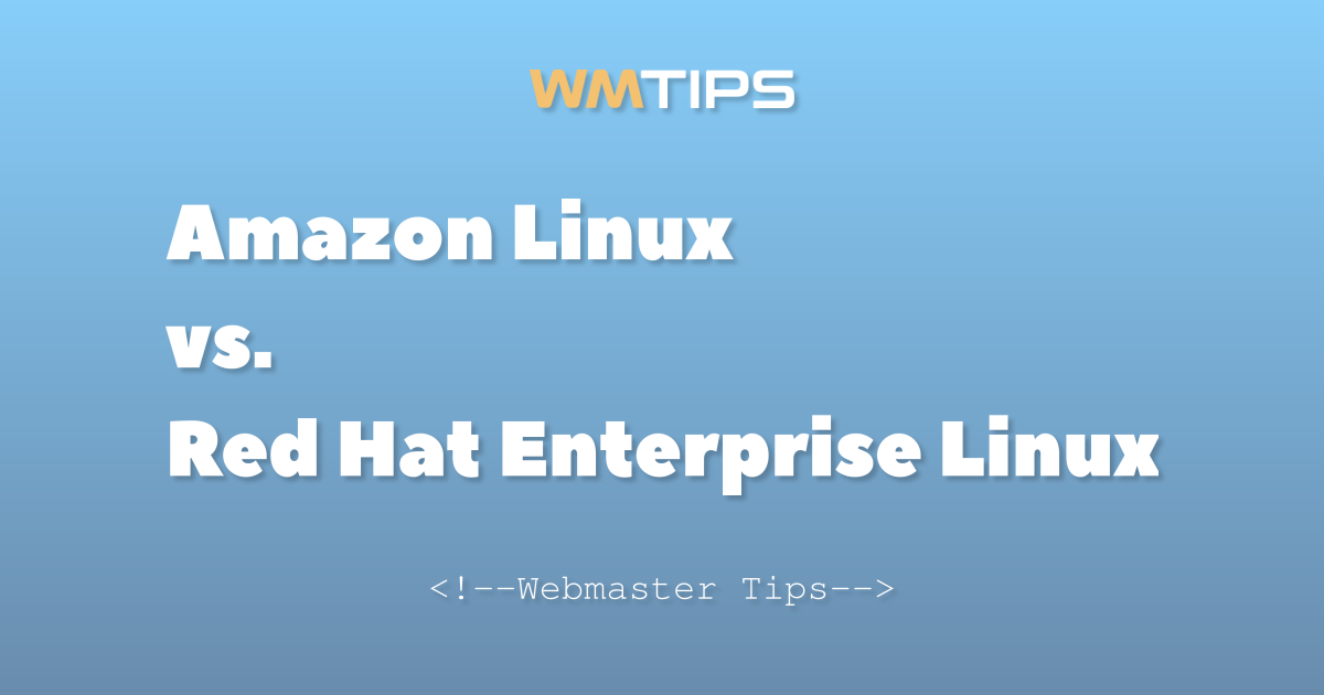 Amazon Linux vs. Red Hat Enterprise Linux: 2026 Market Share & Usage ...