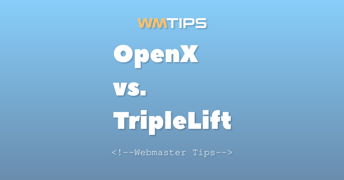 OpenX vs. TripleLift: 2026 Market Share & Usage Comparison