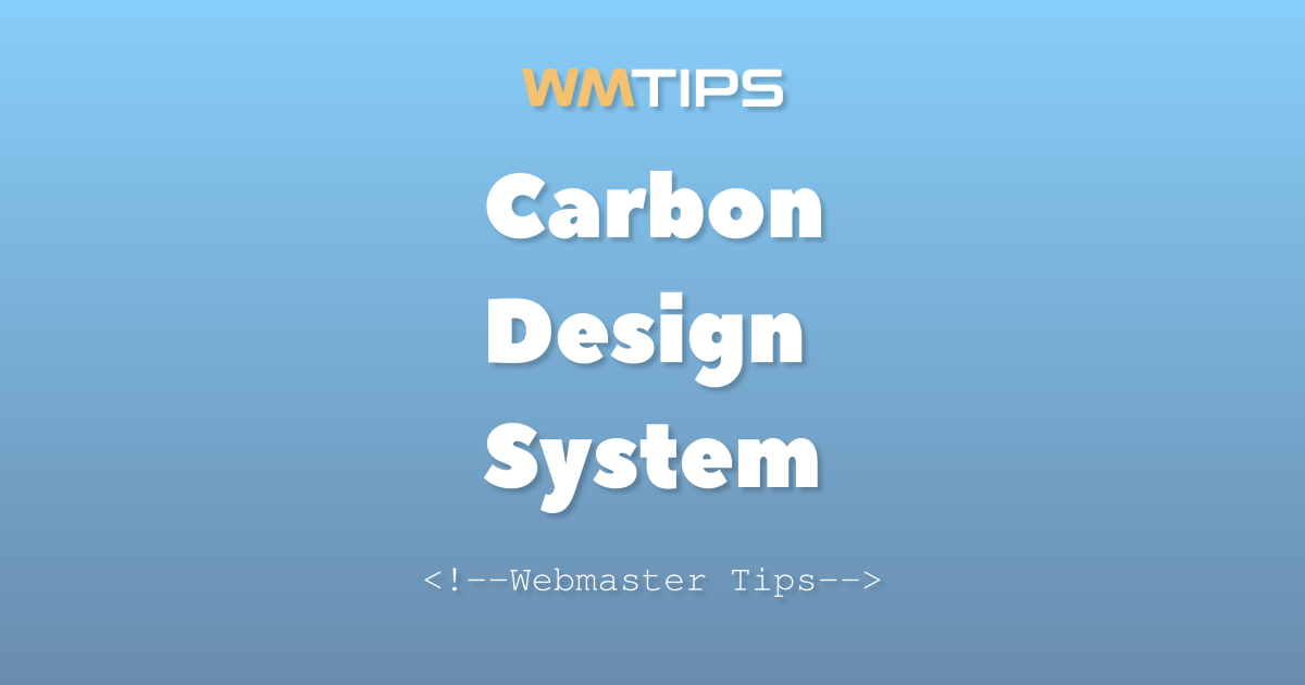 Carbon Design System - Overview, Market Share, Users & Alternatives