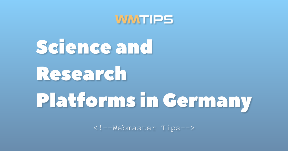 Top 9 Science and Research Platforms in Germany by Market Share (2026)