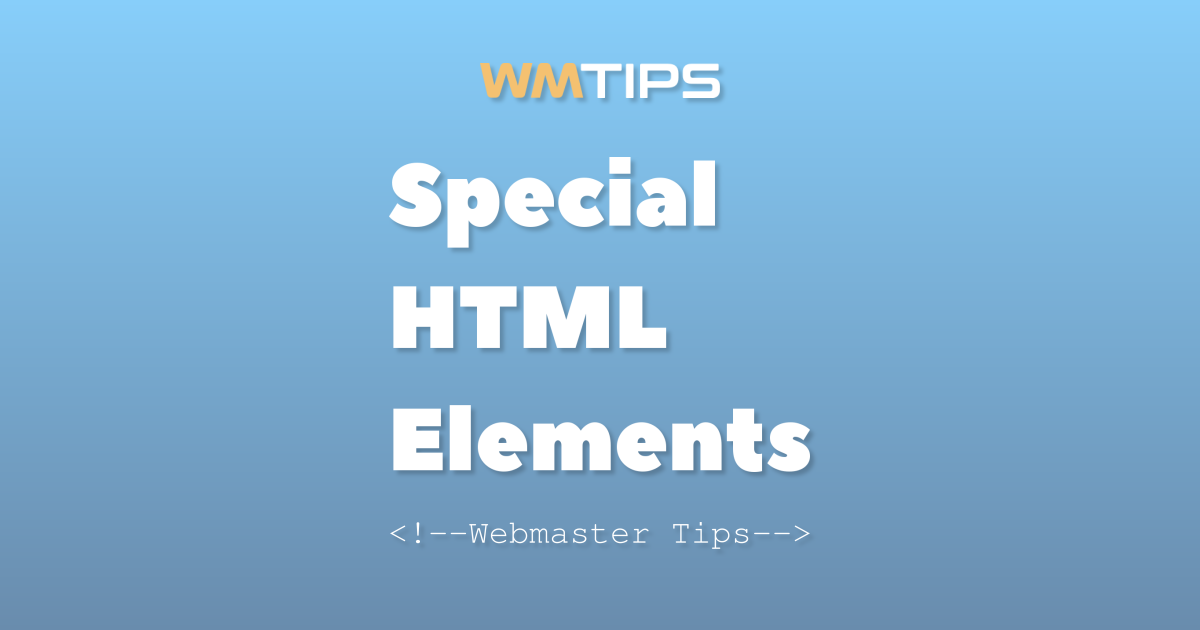 Top 13 Special HTML Elements by Market Share (2026)
