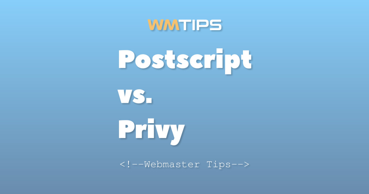 Postscript vs. Privy: 2026 Market Share & Usage Comparison