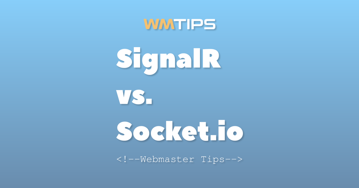 SignalR vs. Socket.io: 2026 Market Share & Usage Comparison