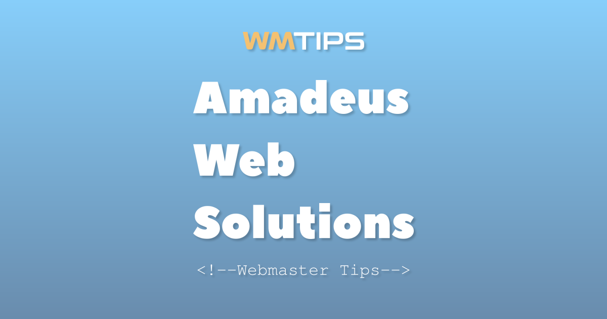 Amadeus Web Solutions Market Share & Usage Statistics (2026)