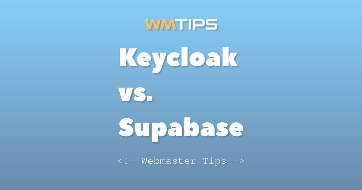 Keycloak vs. Supabase: 2026 Market Share & Usage Comparison