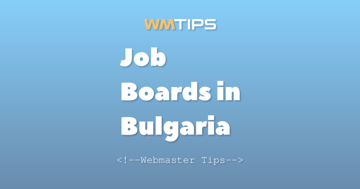 Top 5 Job Boards in Bulgaria by Market Share (2026)