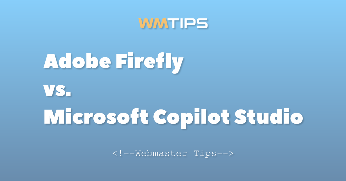 Adobe Firefly vs. Microsoft Copilot Studio: 2026 Market Share & Usage ...